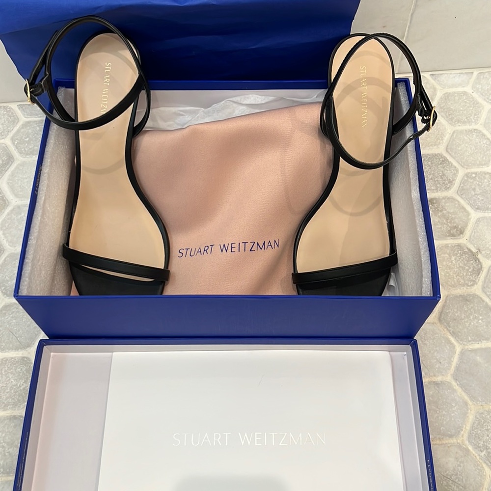Stuart Weitzman leather heals